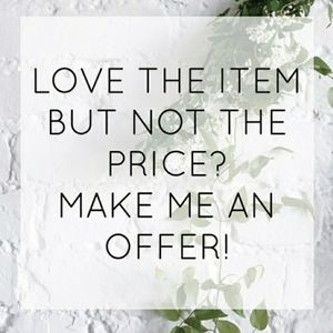 All offers considered